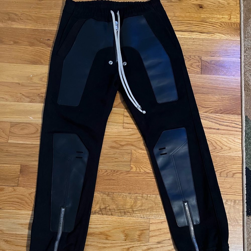 RICK OWENS Black Larry Cargo Pants